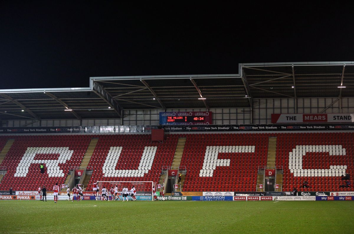 Rotherham United v Derby County – Sky Bet Championship – AESSEAL New York Stadium