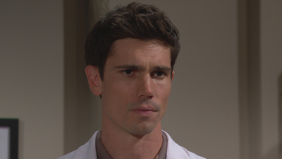 Finn (Tanner Novlan) looks upset in The Bold and the Beautiful