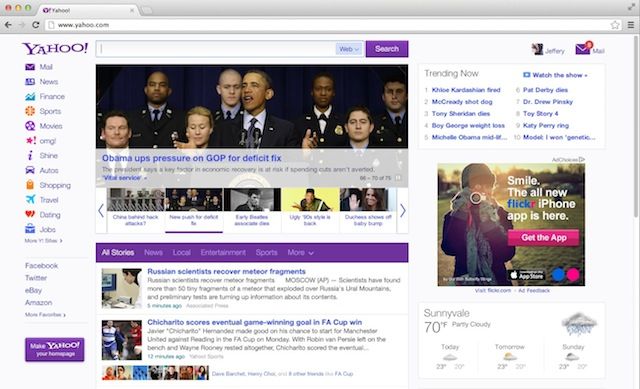 New look Yahoo site unveiled: mobile optimisation and endless newsfeed ...