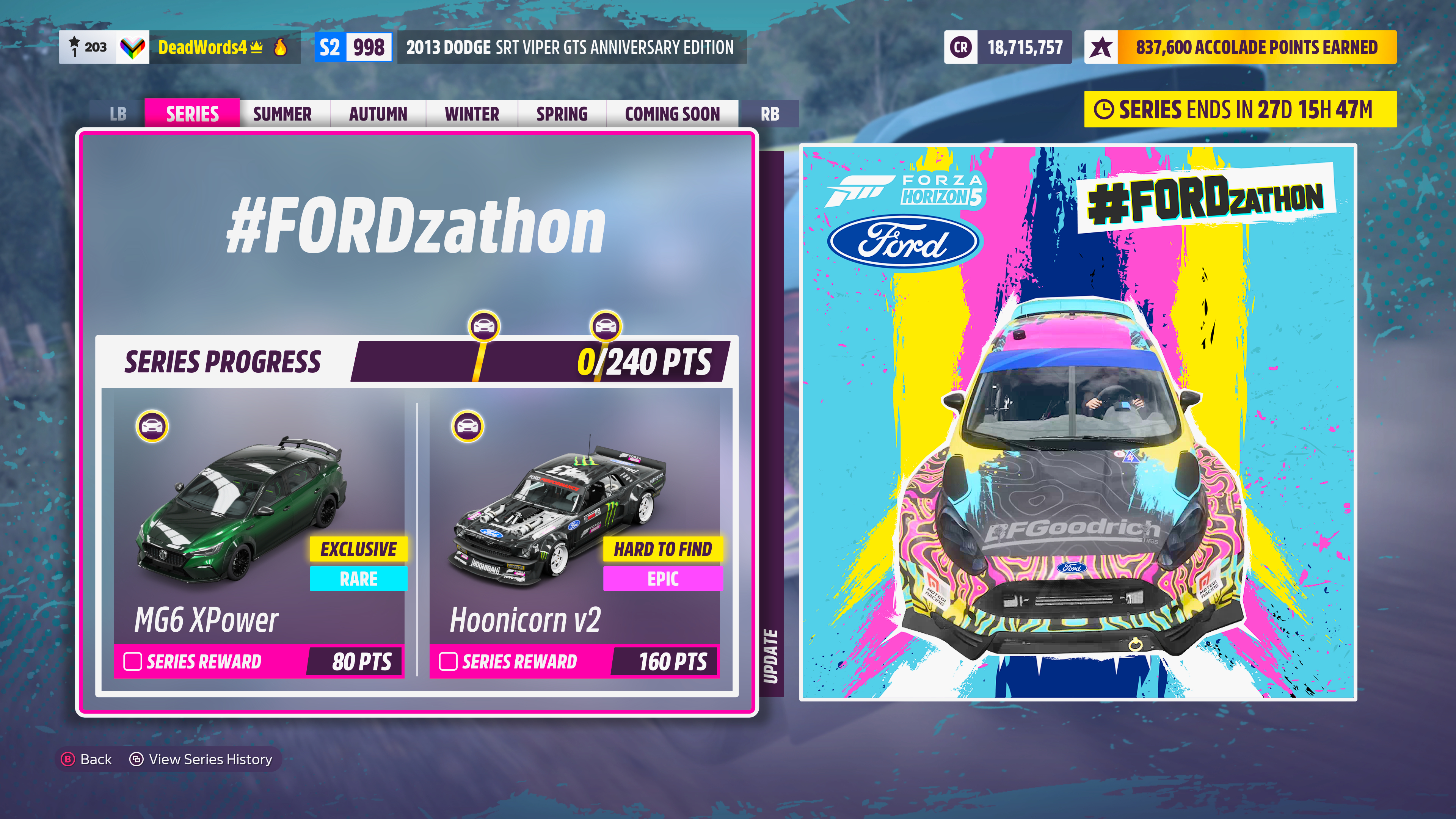 Screenshot von Forza Horizon 5 Serie 16.