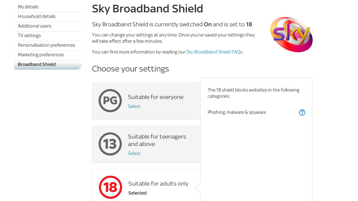 Broadband Shield - protecting you from the internet whether you like it or not