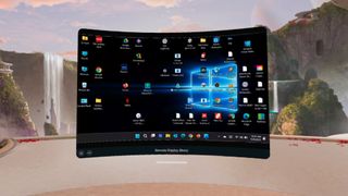 Remote Desktop beta on a Meta Quest Pro