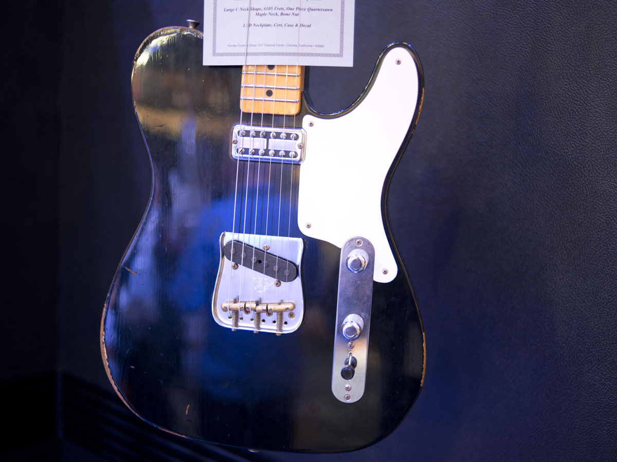#014 Fender Custom Shop Limited Edition Relic Tele Caballo Tono Black
