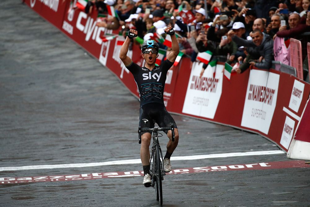 Michal Kwiatkowski (Team Sky) wins 2017 Strade Bianche