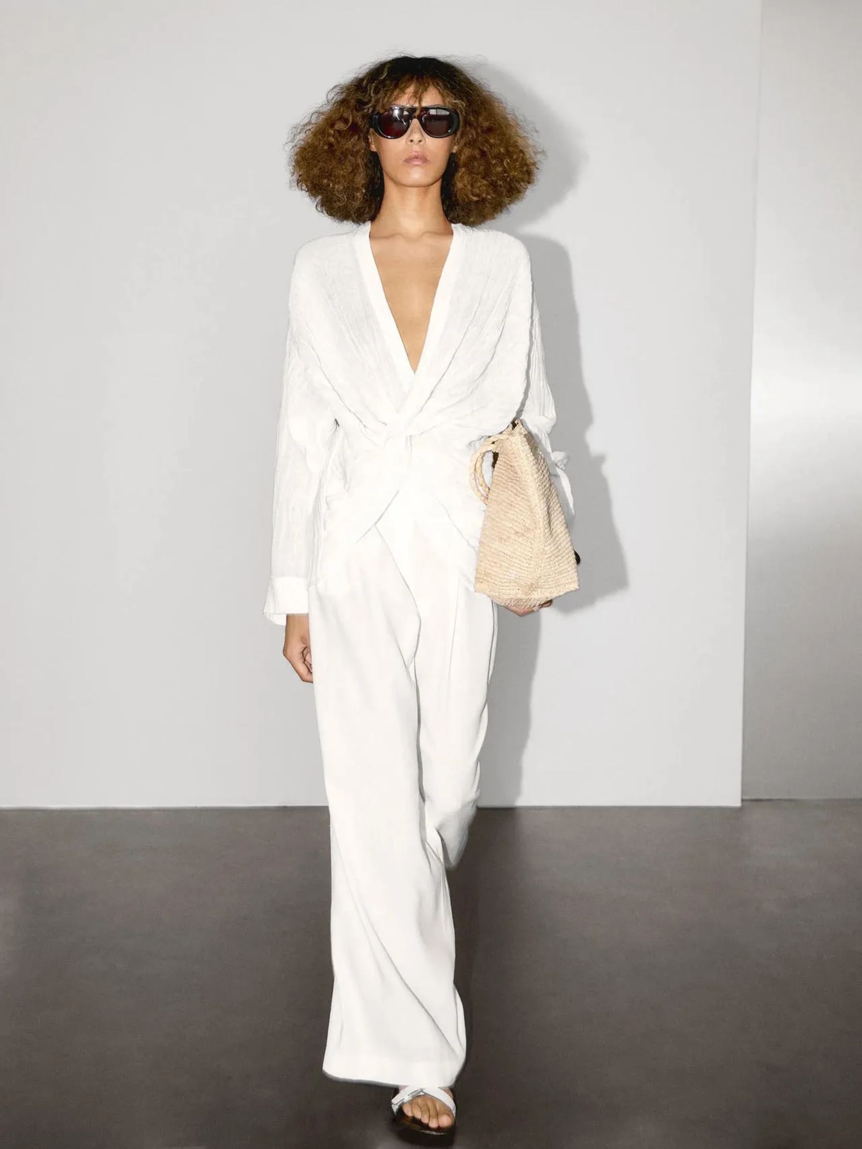 Textured Shirt With Knot Detail