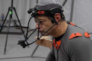 Andy Serkis wearing the Standard Deviation HMC. (Photo: The Imaginarium and Standard Deviation)