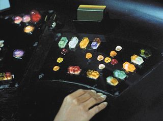 Star Trek: The Original Series went for jewel-like interface buttons