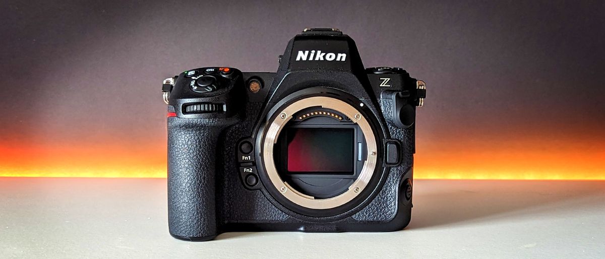 Nikon Z8 on a white table