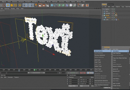 animated movie text 3d graphic generator