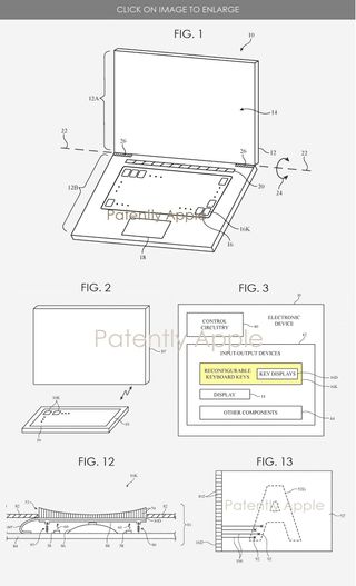 Patently Apple Reconfigurable Keyboard