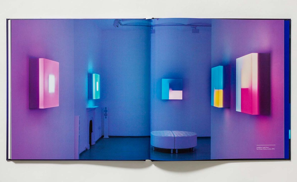 Brian Eno makes visual music in his 'Light Works' book and