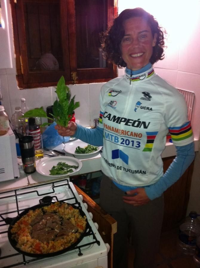 Post race celebration - Steak, Spinach, Rice and some good wine. Eating the right foods are an important part of staying healthy and balanced