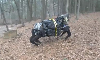 The military's mule-like robot