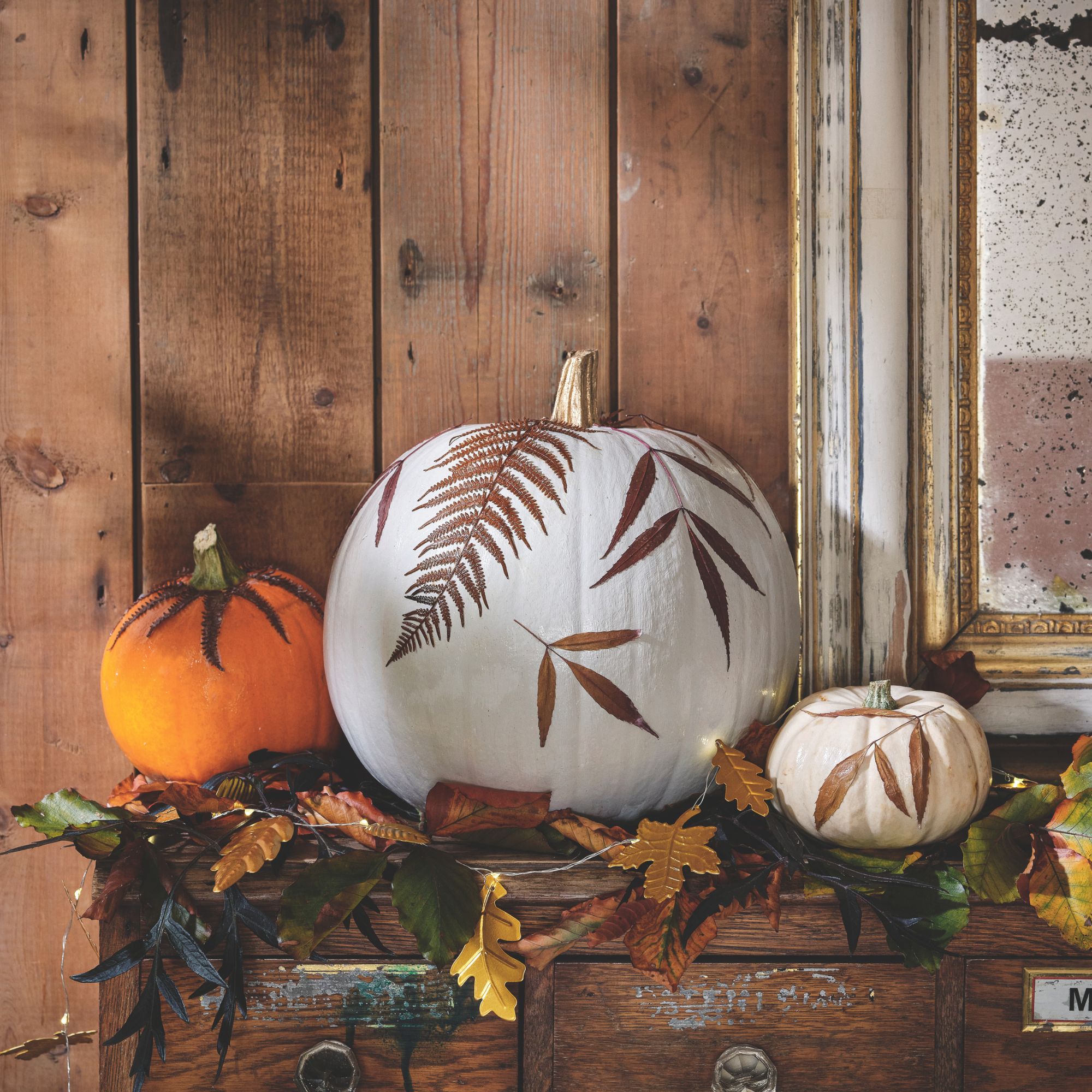 decorated pumpkins