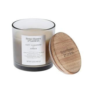 Better Homes & Gardens Soft Cashmere and Amber Scented 2-Wick Ombre Jar Candle 12oz