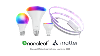 Nanoleaf logo with smart home products