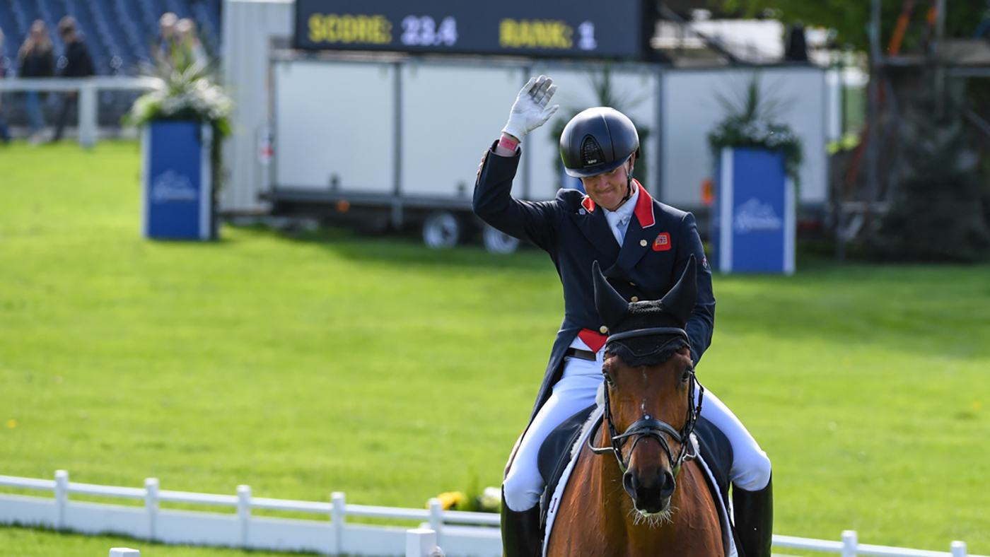 Badminton Horse Trials Thursday dressage results