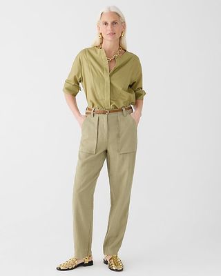 Seaside Cargo Pant in Linen-Tencel™ Lyocell Blend