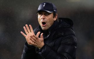 Tottenham Hotspur manager Antonio Conte on the sidelines