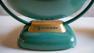Vornado VFAN Sr. Vintage on a coffee table