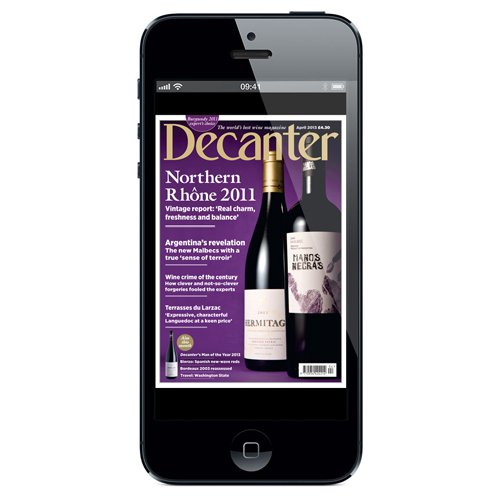 Decanter on iPhone