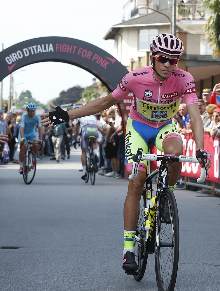Giro d'Italia race leader Alberto Contador (Tinkoff-Saxo)
