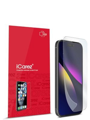 iCarez HD Anti Glare Matte Screen Protector for iPhone 15 Pro [3 Pack]