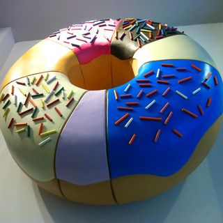 Monster wall doughnut is a metre-and-a-half in diameter!