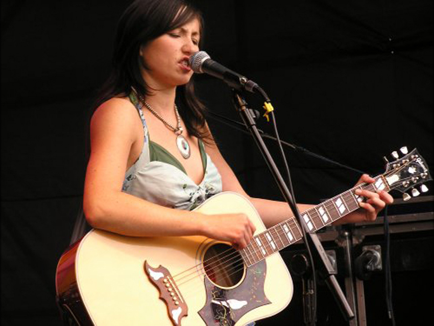 KT Tunstall on stage