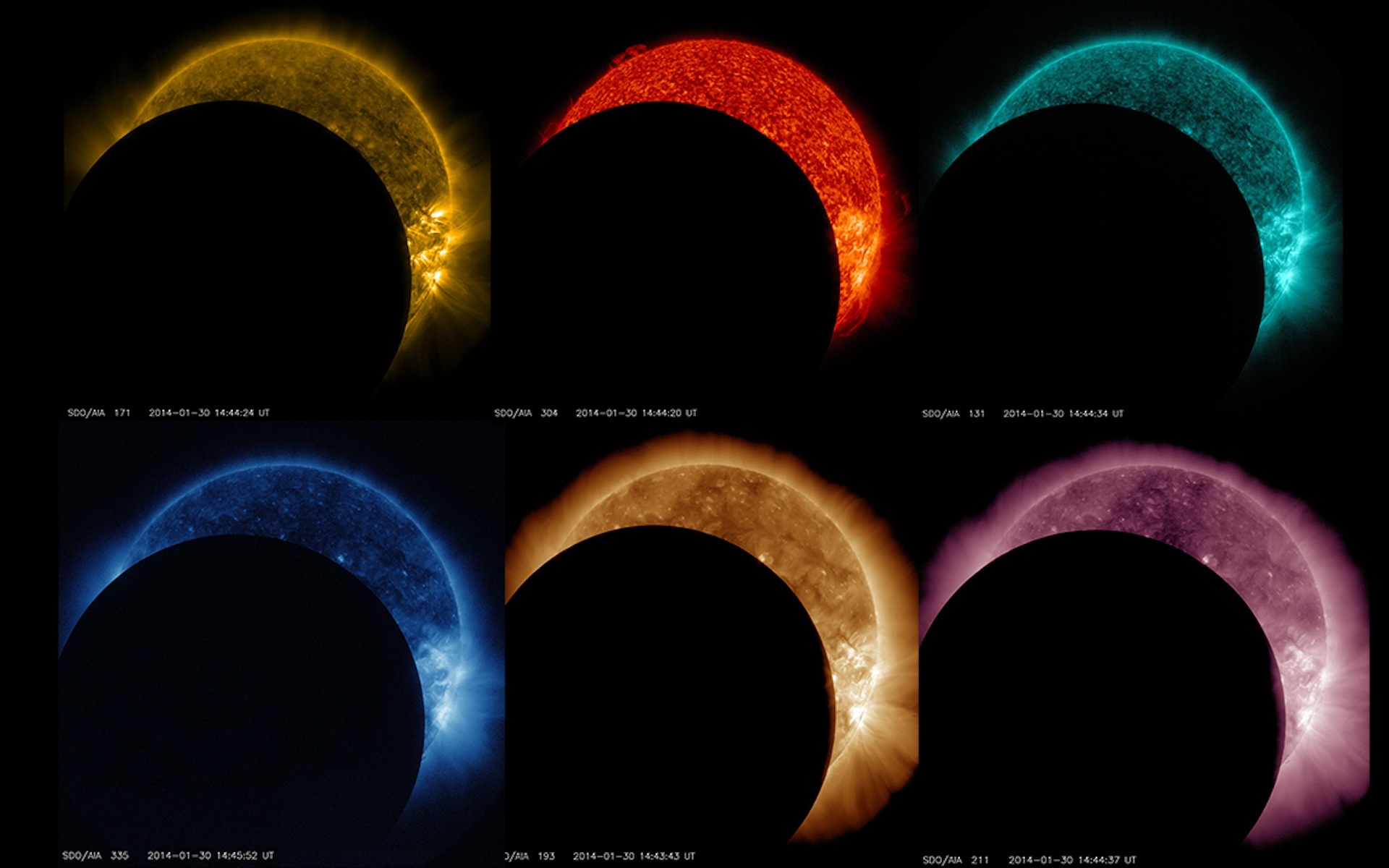 Solar Dynamics Observatory Sees Lunar Transit 