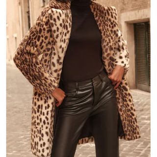 Next Animal Print coat