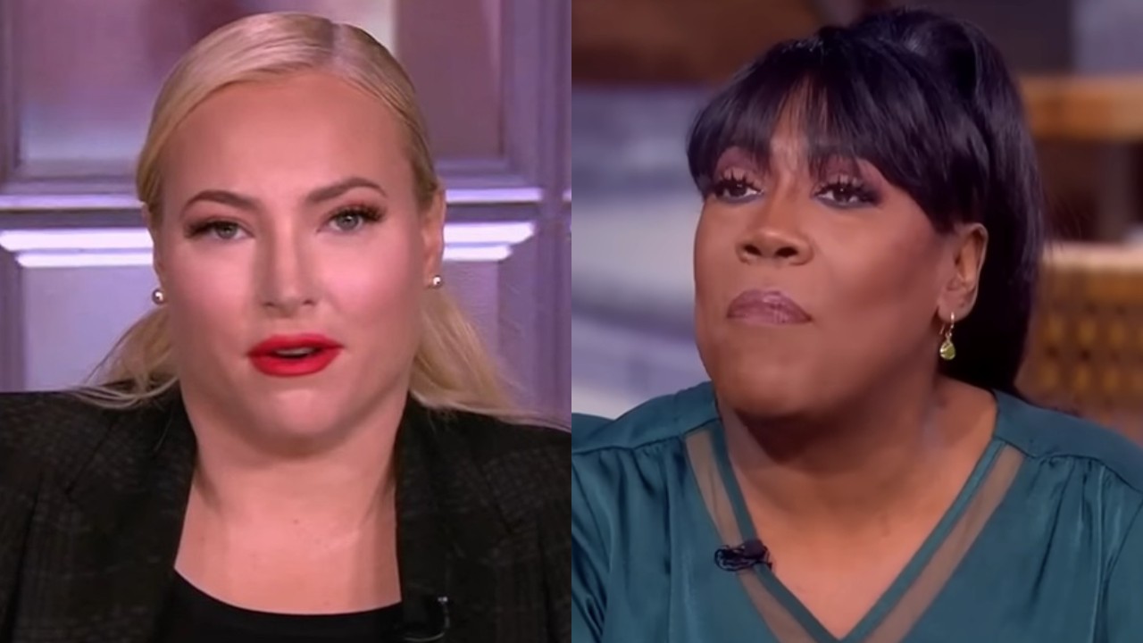Meghan McCain and Sheryl Underwood appear on The View.