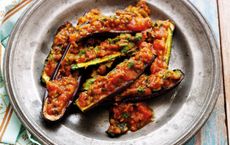 Bangladeshi aubergine and courgette curry