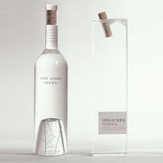 Vodka is a clear liquid so it's a good idea to make the bottle exciting...