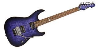 The ST-2 looks great with its Reindeer Blue finish showing off the flamed maple top beautifully