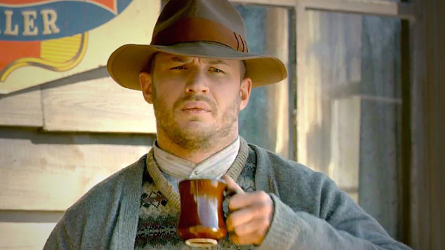 Forrest Bondurant (Tom Hardy, Lawless)