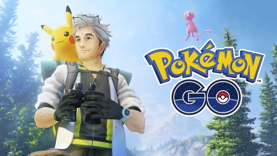 Pokemon GO Professor with Pikachu and Mew