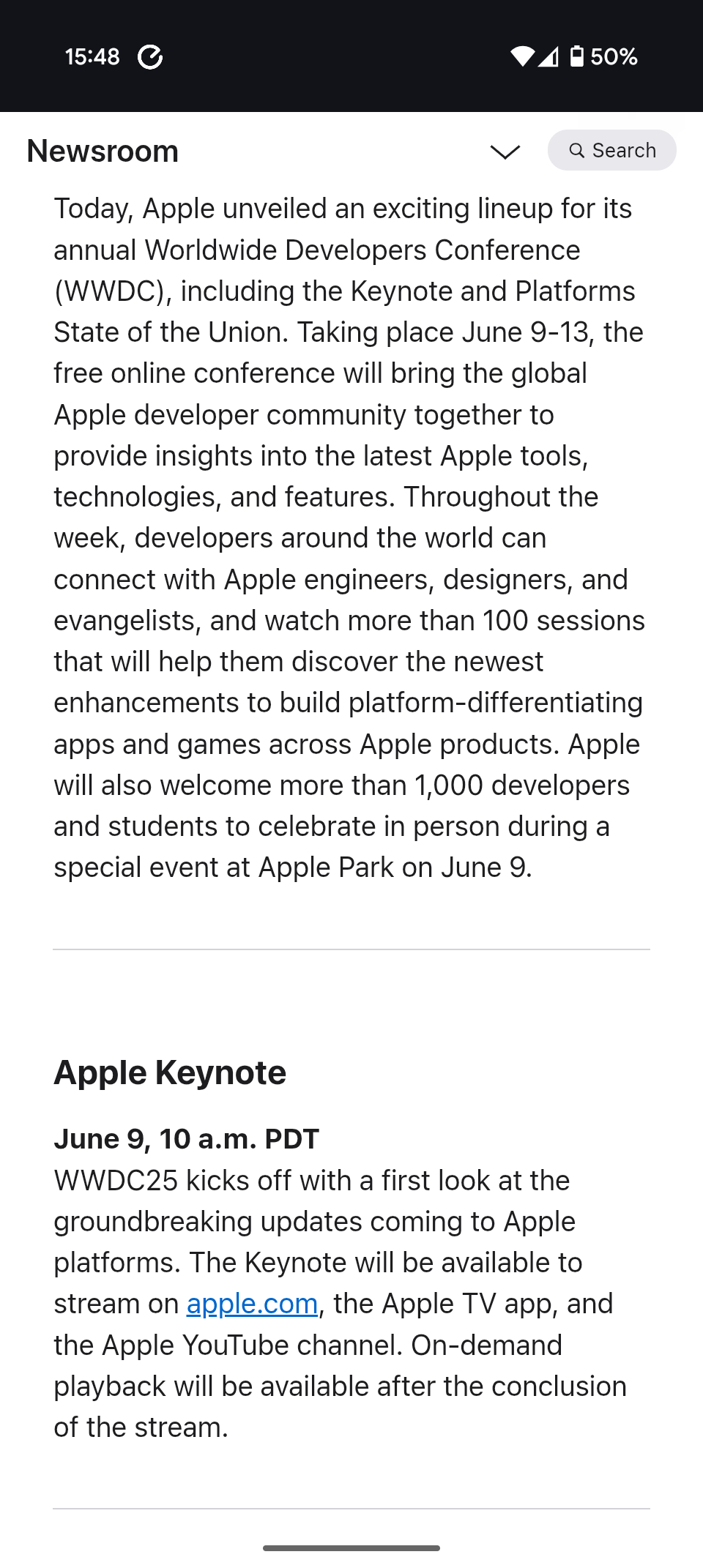 Apple newsroom articles for ai translation face off