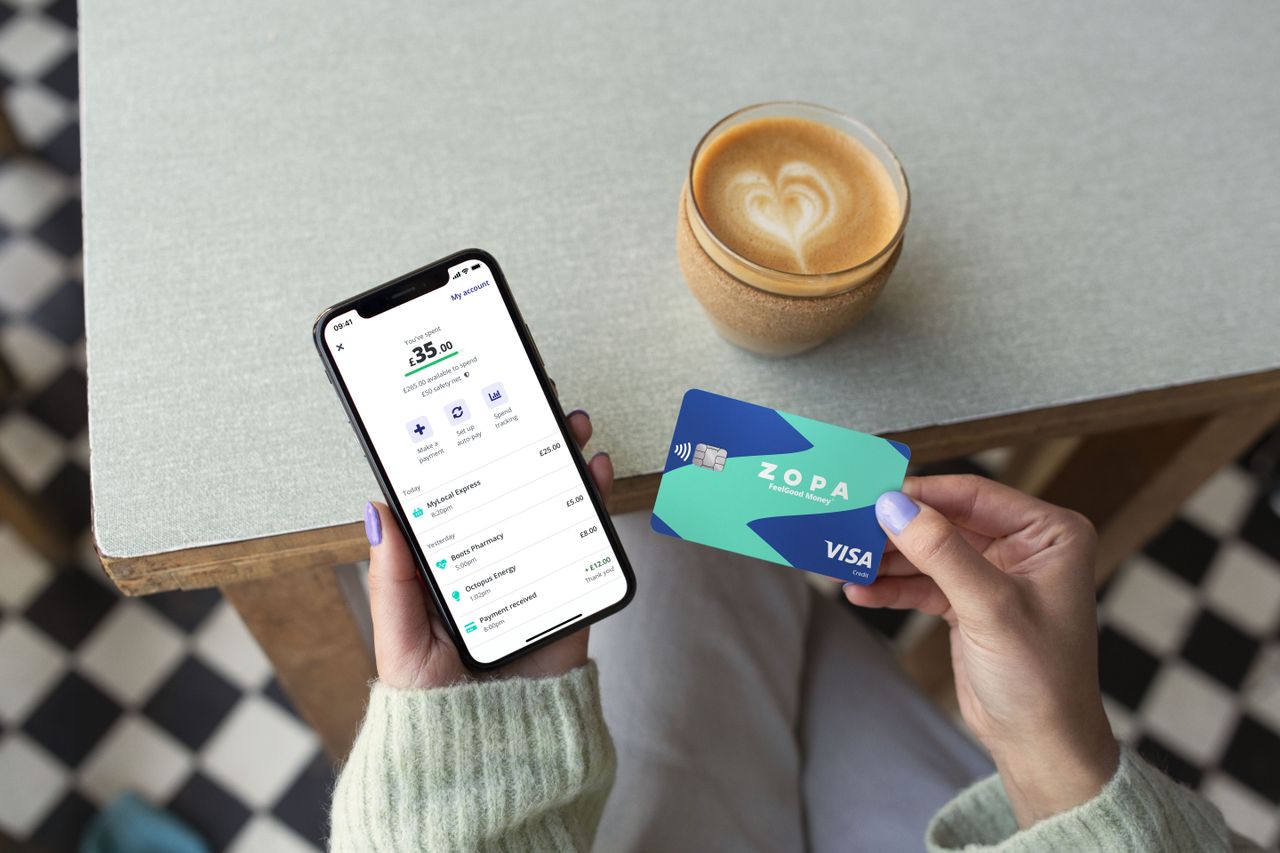 Zopa Visa card and app