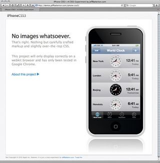 iPhone in css3