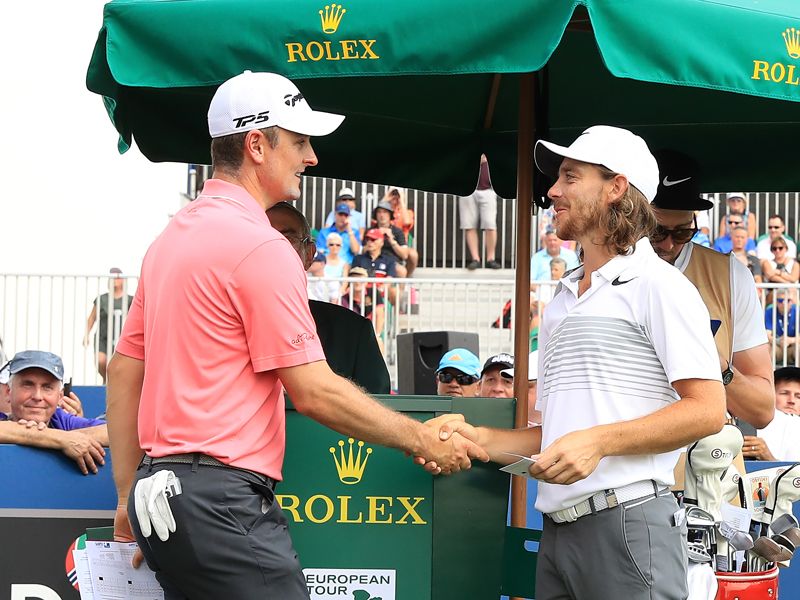 Justin Rose and Tommy Fleetwood