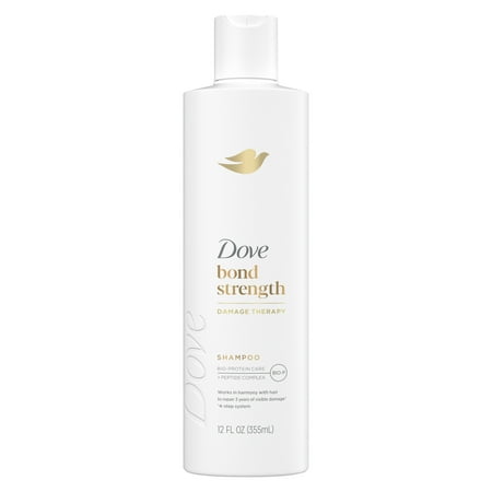 Dove Shampoo Bond Strength With Bio-Protein Care Technology & Peptide Complex, 12 Oz