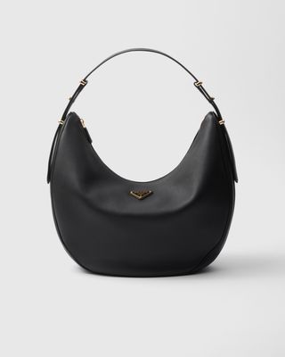 Prada Arqué Large Leather Shoulder Bag