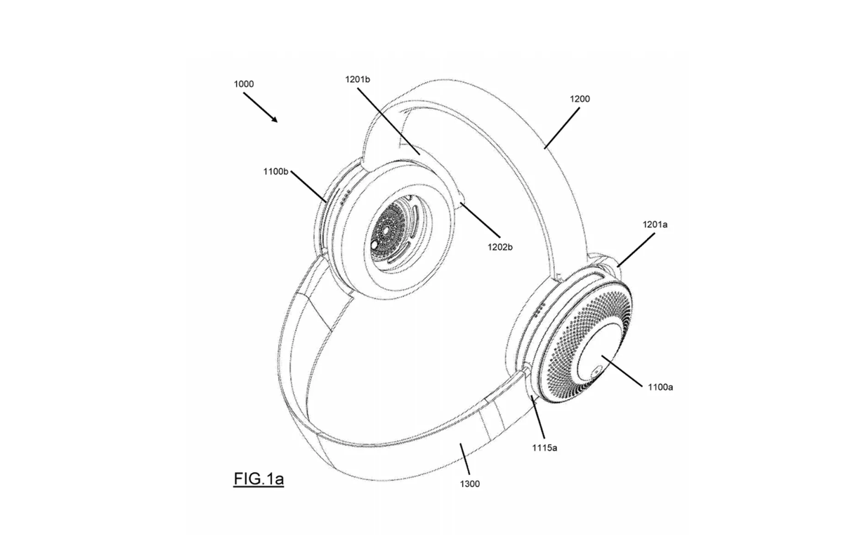 Dyson reveals patent application for a set of air purifying headphones