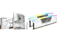 Combo Gigabyte X870 Aorus Elite X3D Ice / 32GB (2 x 16GB) Corsair Vengeance DDR5 