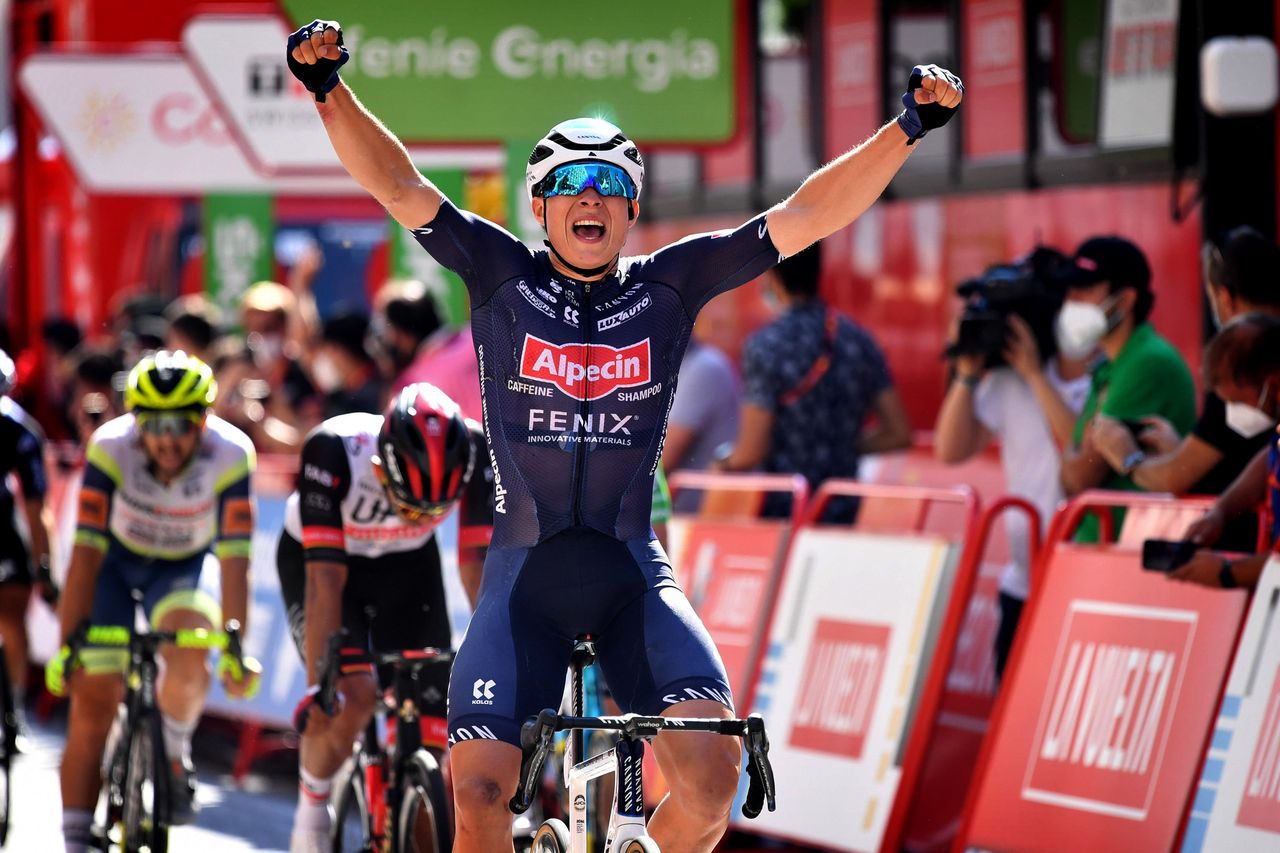 Vuelta Espana 2021 - 76th Edition - 2nd stage Caleruega - Burgos 166,7 km - 15/08/2021 - Jasper Philipsen (BEL - Alpecin-Fenix) - photo Miwa Iijima/CV/BettiniPhoto&Acirc;&copy;2021