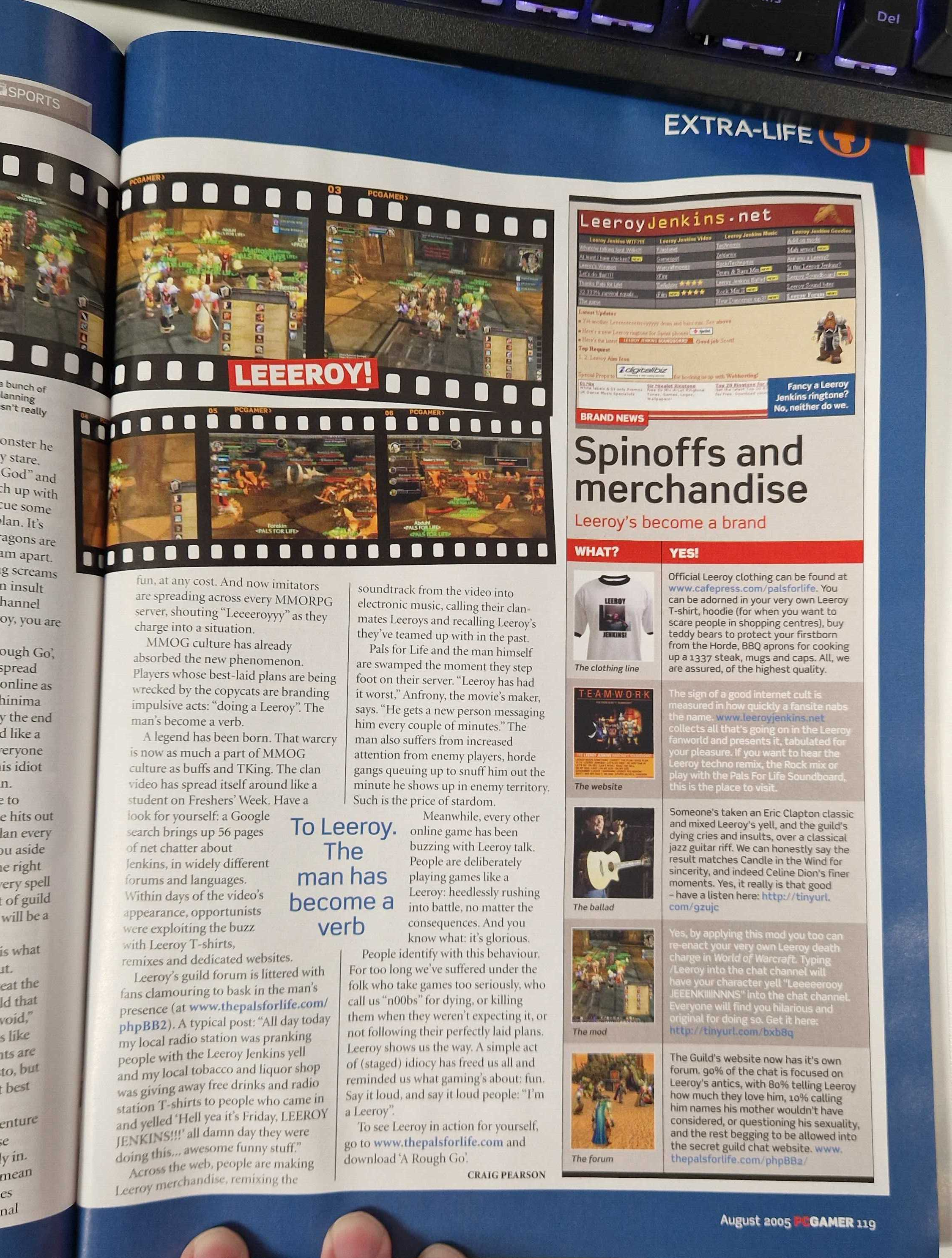 An article from PCGUK's 2005 issue titled 