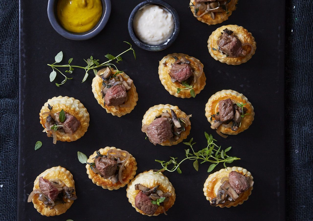 Beef wellington canapé