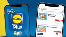 The Lidl Plus App on a mobile phone.
