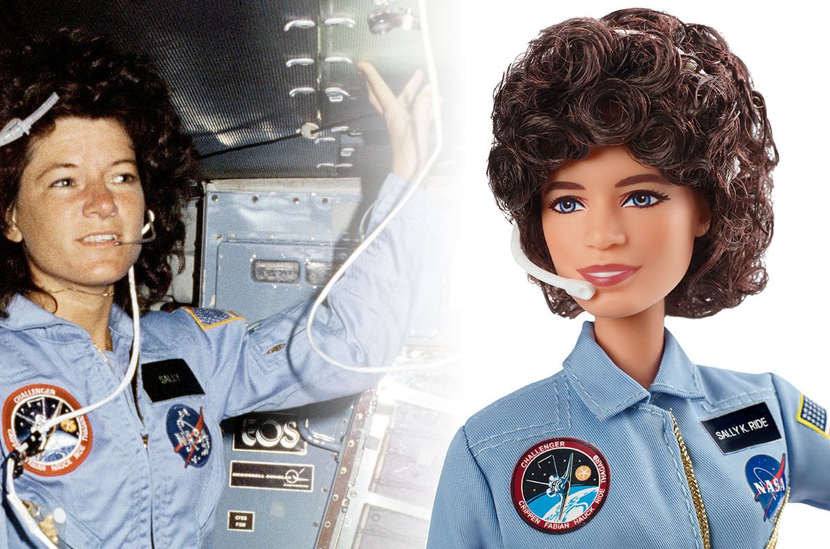 Mattel’s new Barbie Inspiring Women Series Sally Ride doll pays tribute to the first American woman to fly into space. 